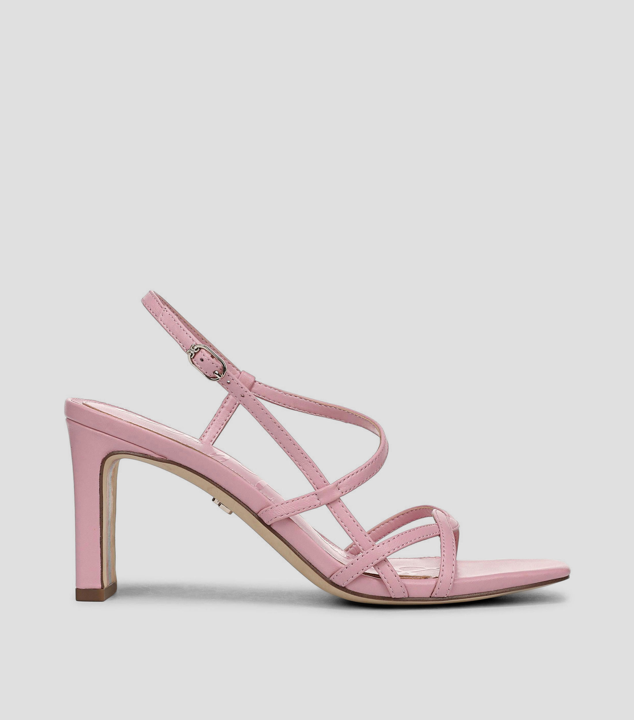 Sandalias con tacón medio cuadrado Mujer